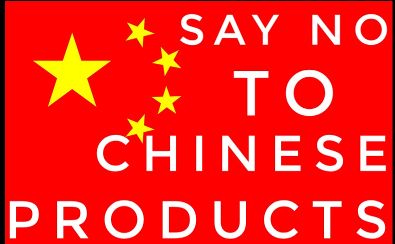 Say no to Chinese products