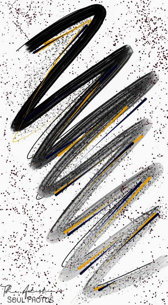 A brush tail artwork